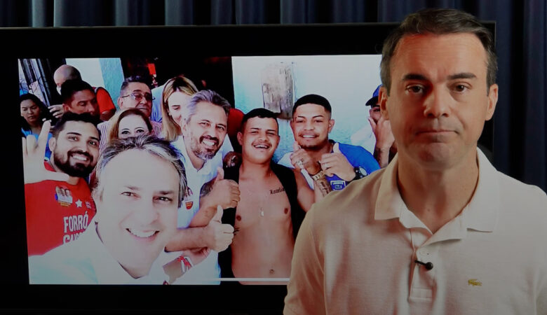 Em novo vídeo, Capitão Wagner apresenta provas sobre homem fotografado com Elmano e Camilo